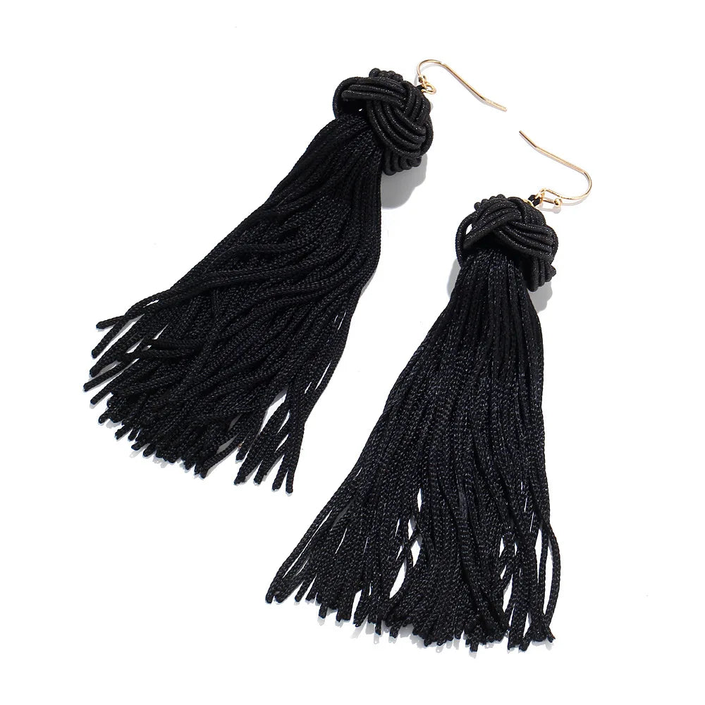 Bohemia Ethnic tassel Drop Earrings For women