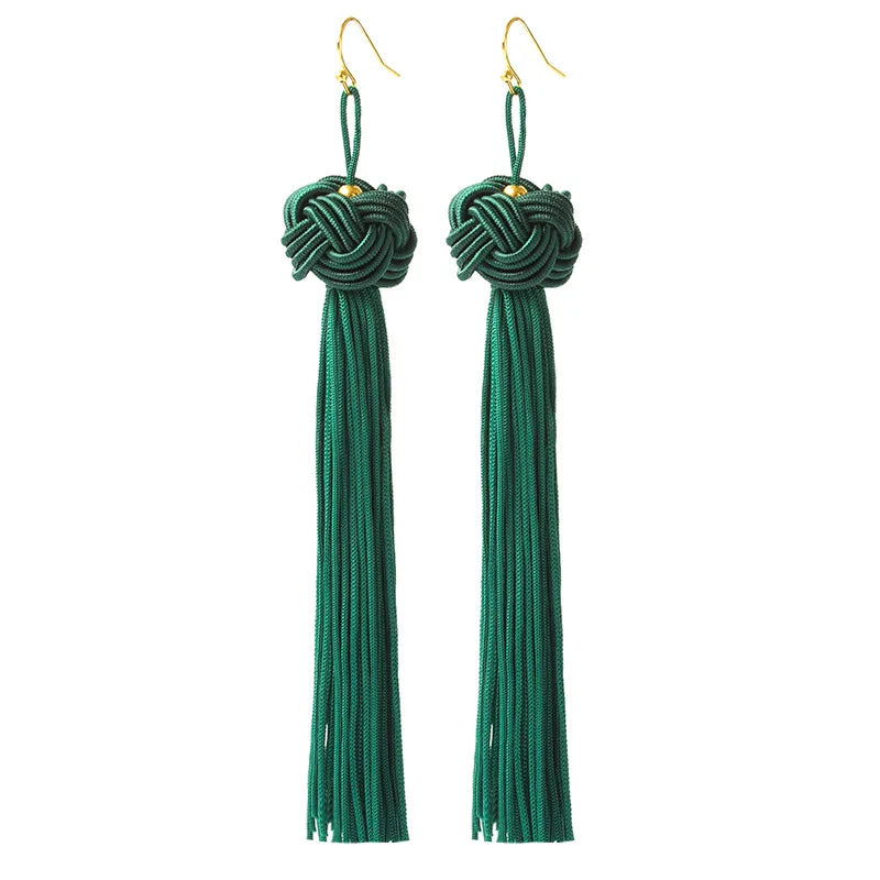 Bohemia Ethnic tassel Drop Earrings For women