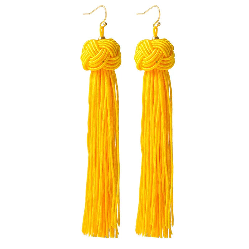 Bohemia Ethnic tassel Drop Earrings For women