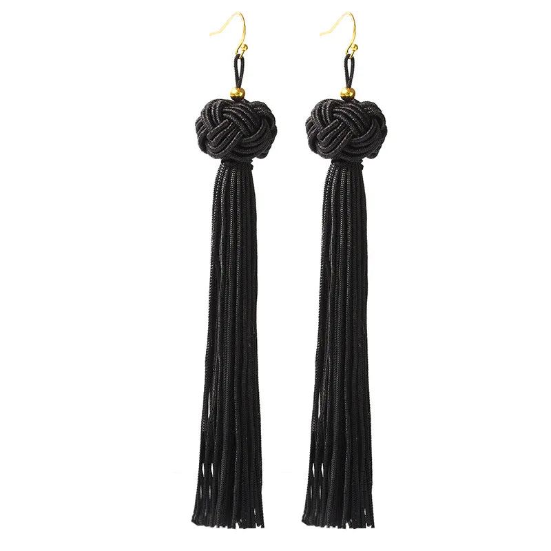 Bohemia Ethnic tassel Drop Earrings For women