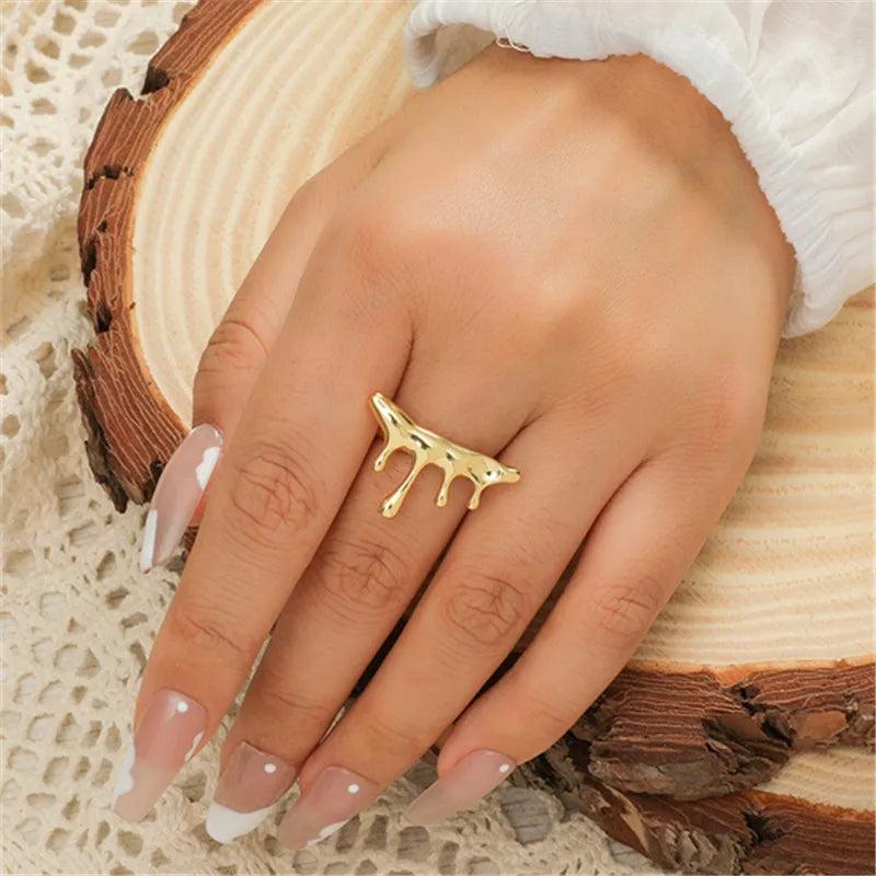 Gold/Silver Color Rings for Women