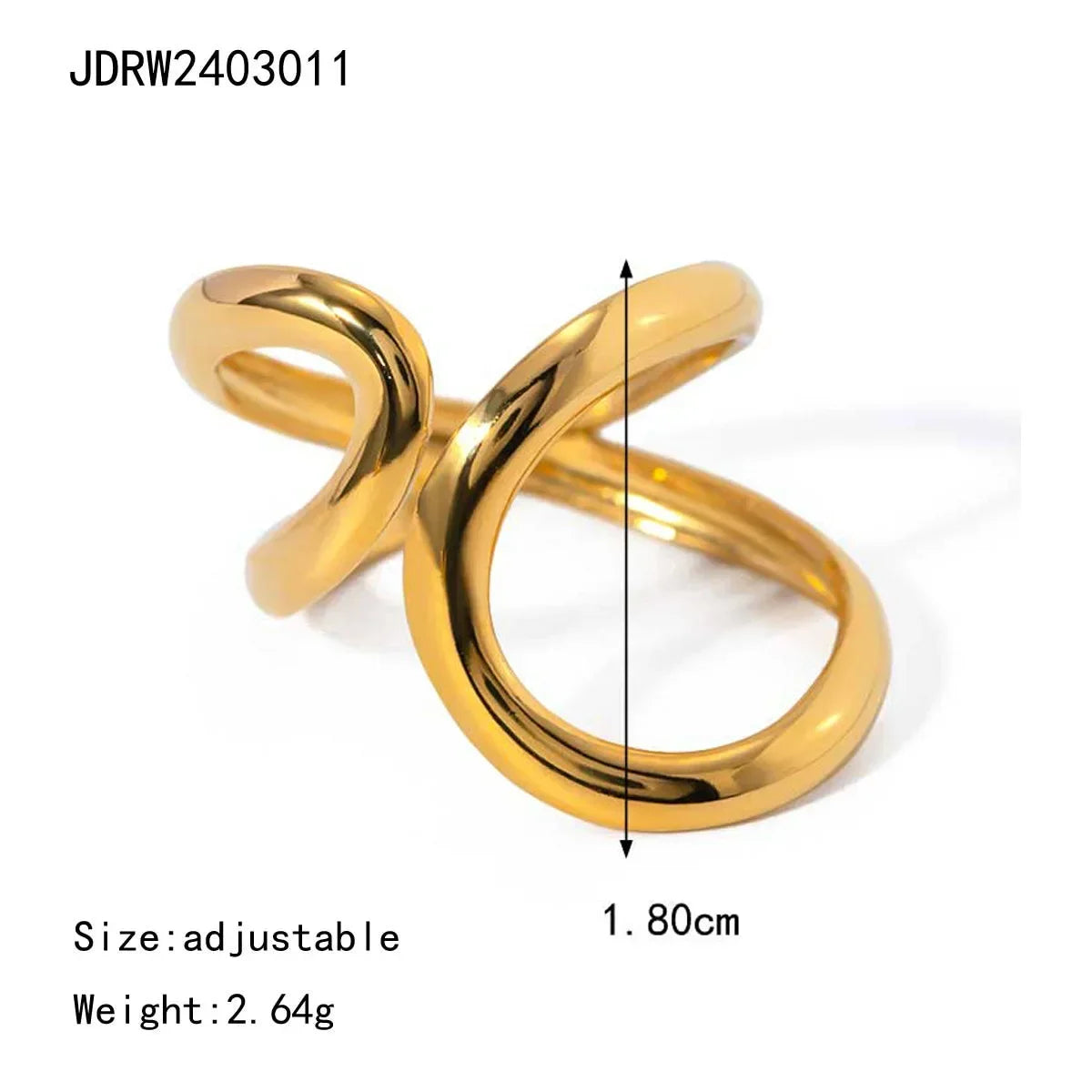 XINYI Rust Proof Stainless Steel Big Personal Ring Stylish