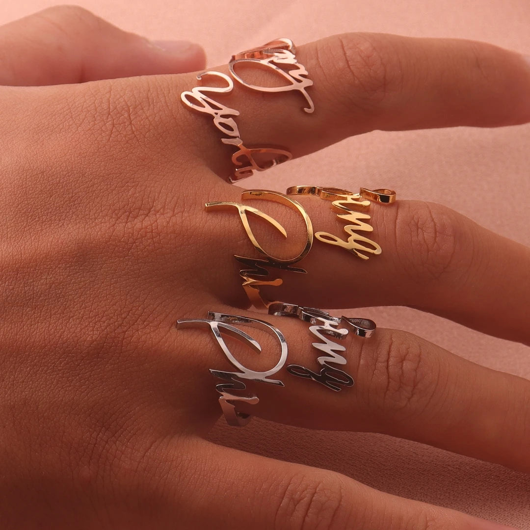 Name Ring For Lover And Best Friends