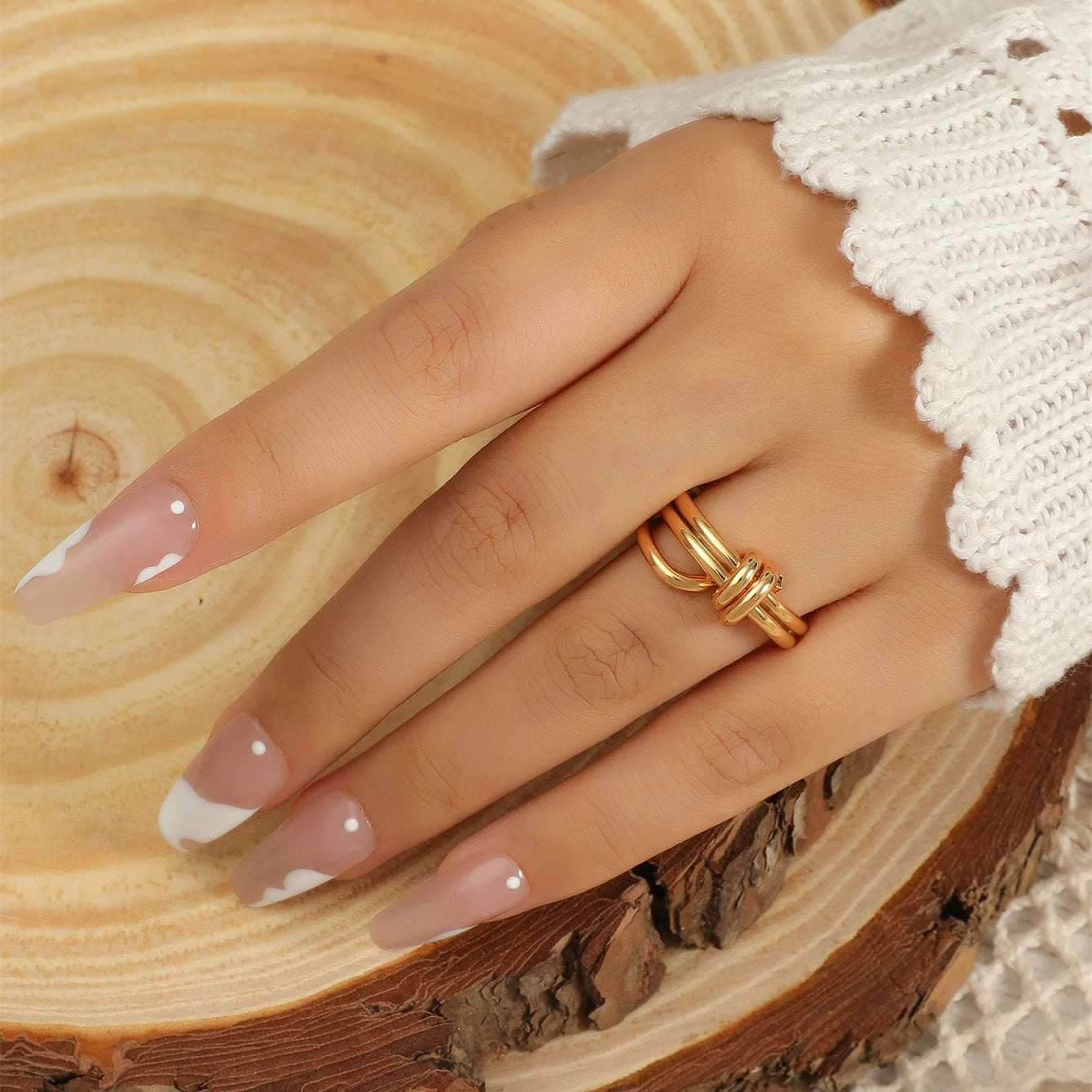 Gold/Silver Color Rings for Women