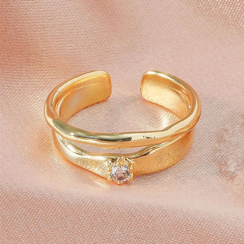 Gold/Silver Color Rings for Women