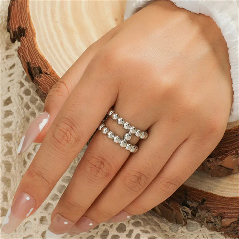 Gold/Silver Color Rings for Women