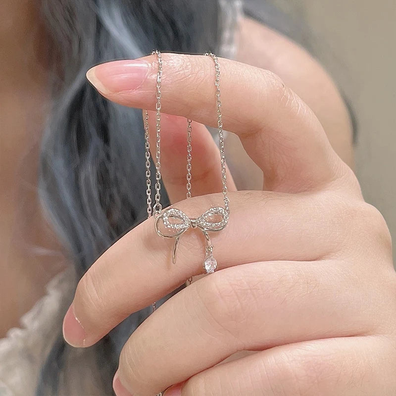 Green Crystal Heart Pendant Necklace