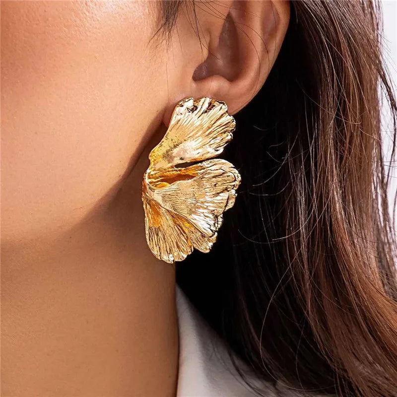 2024 New Fashion Metal Circle Drop Earrings for Woman