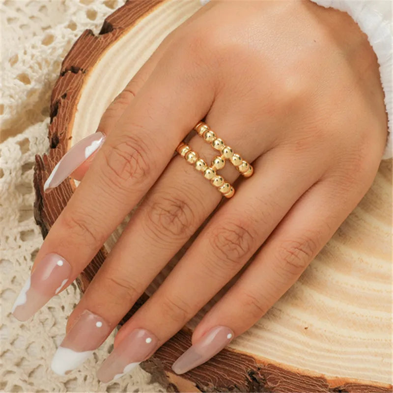 Gold/Silver Color Rings for Women