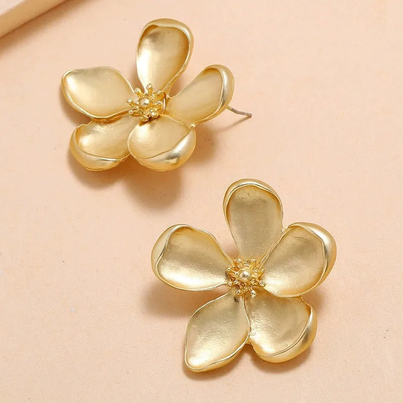 2024 New Fashion Metal Circle Drop Earrings for Woman