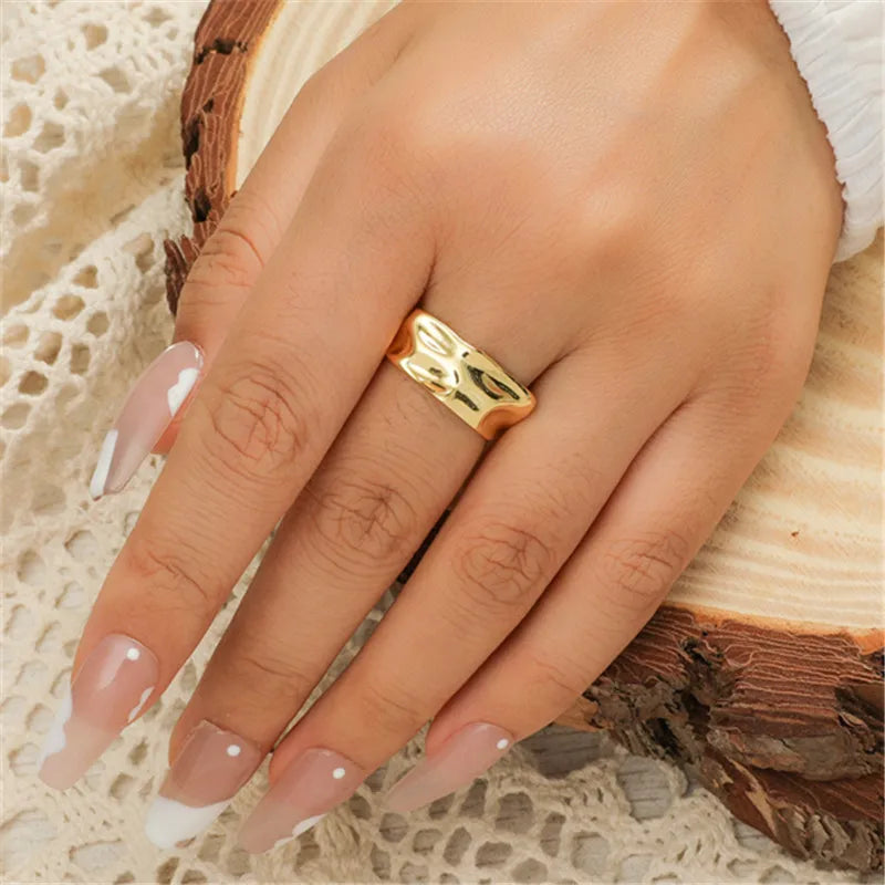 Gold/Silver Color Rings for Women