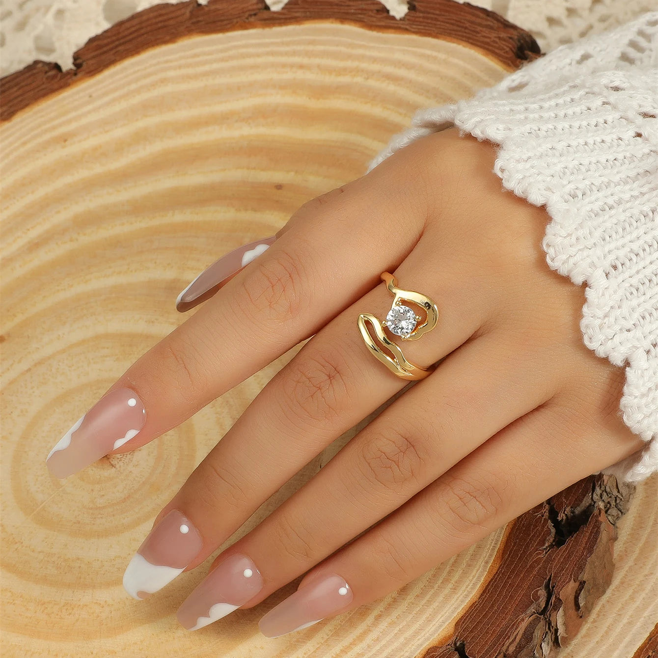 Gold/Silver Color Rings for Women