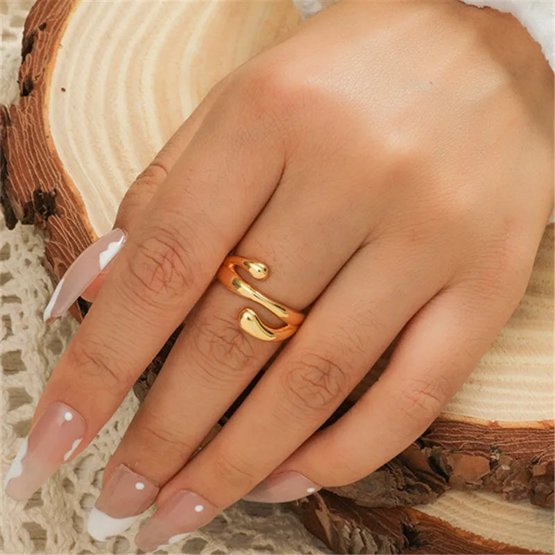 Gold/Silver Color Rings for Women