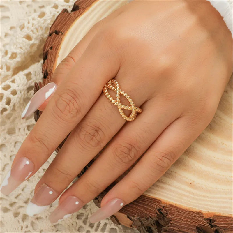 Gold/Silver Color Rings for Women