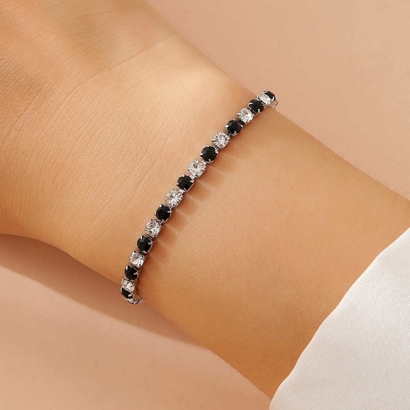 3MM Stainless Steel Sparking Bracelet for Men and Women