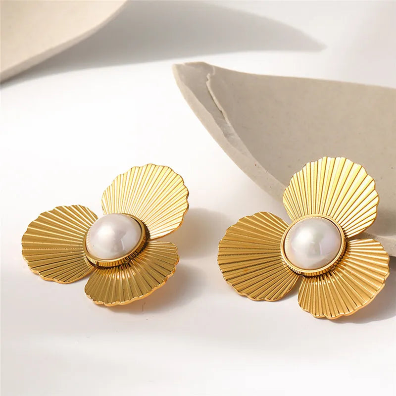 2024 New Fashion Metal Circle Drop Earrings for Woman