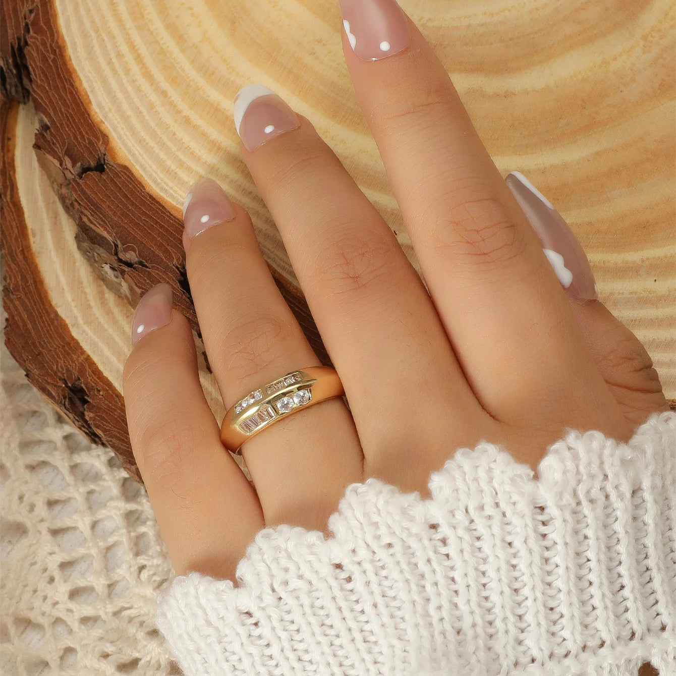 Gold/Silver Color Rings for Women