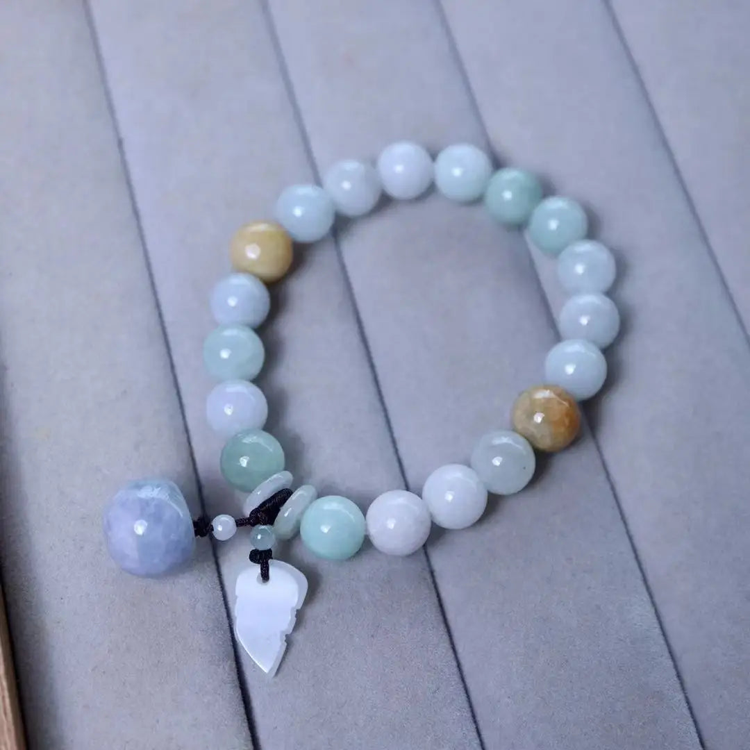 Natural Jadeite Beads Bracelet Fashion