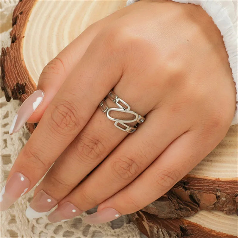 Gold/Silver Color Rings for Women