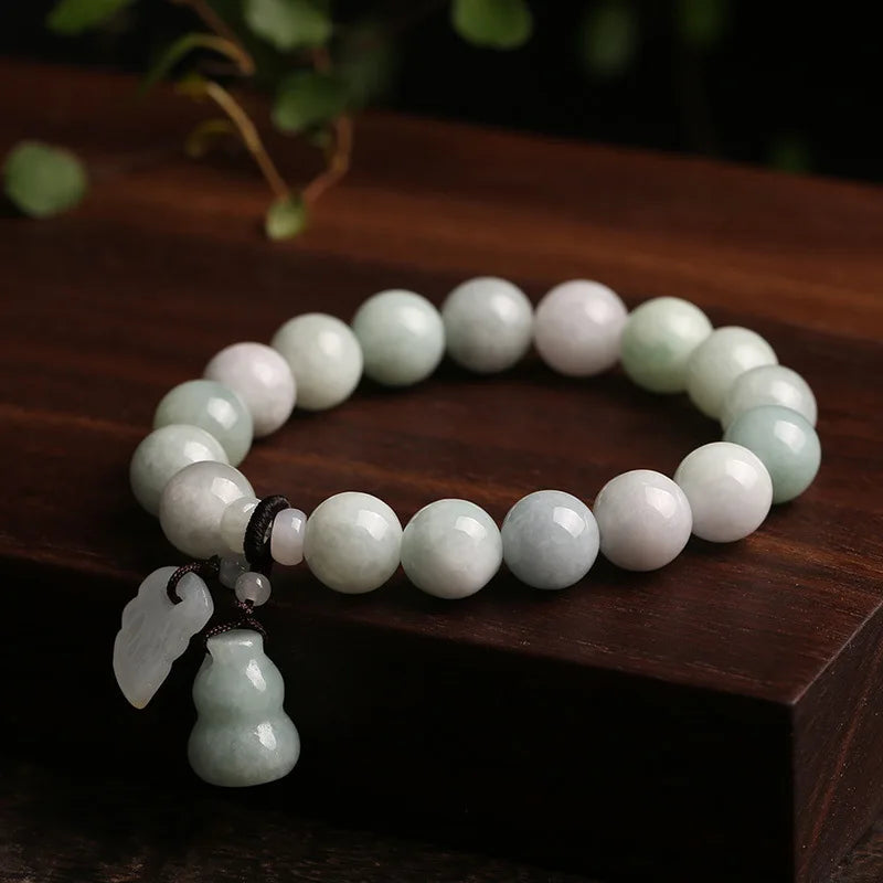 Natural Jadeite Beads Bracelet Fashion