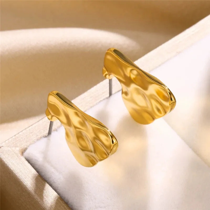 2024 New Fashion Metal Circle Drop Earrings for Woman