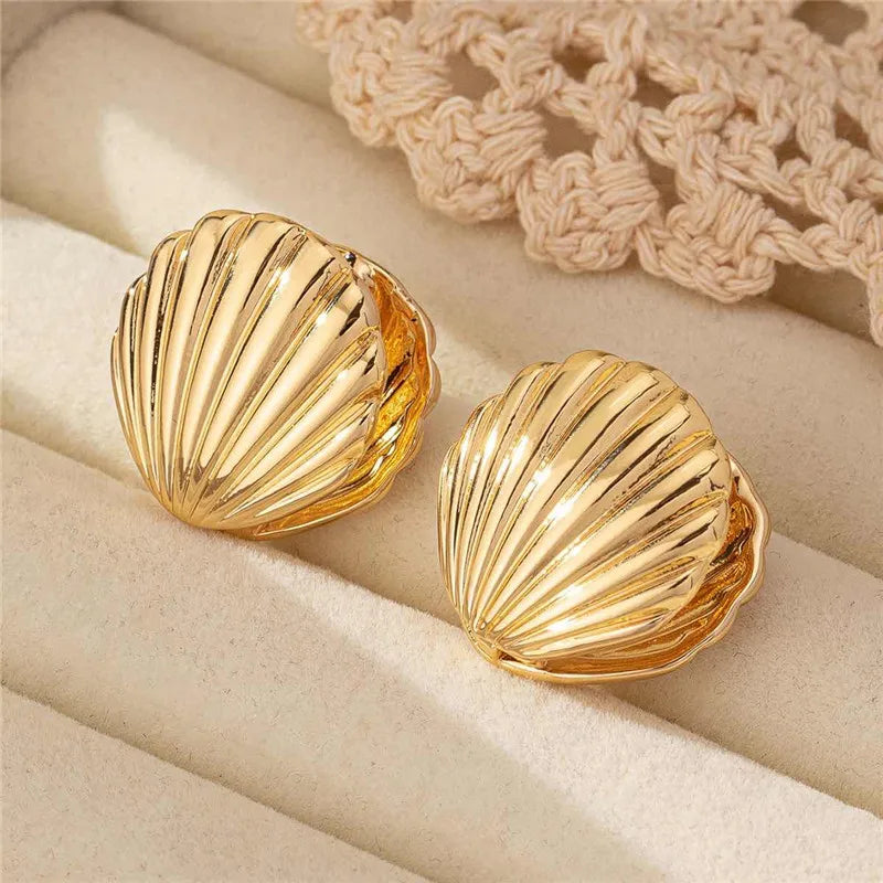 2024 New Fashion Metal Circle Drop Earrings for Woman