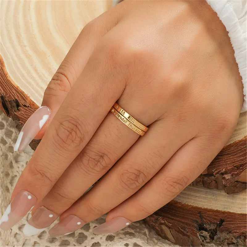 Gold/Silver Color Rings for Women