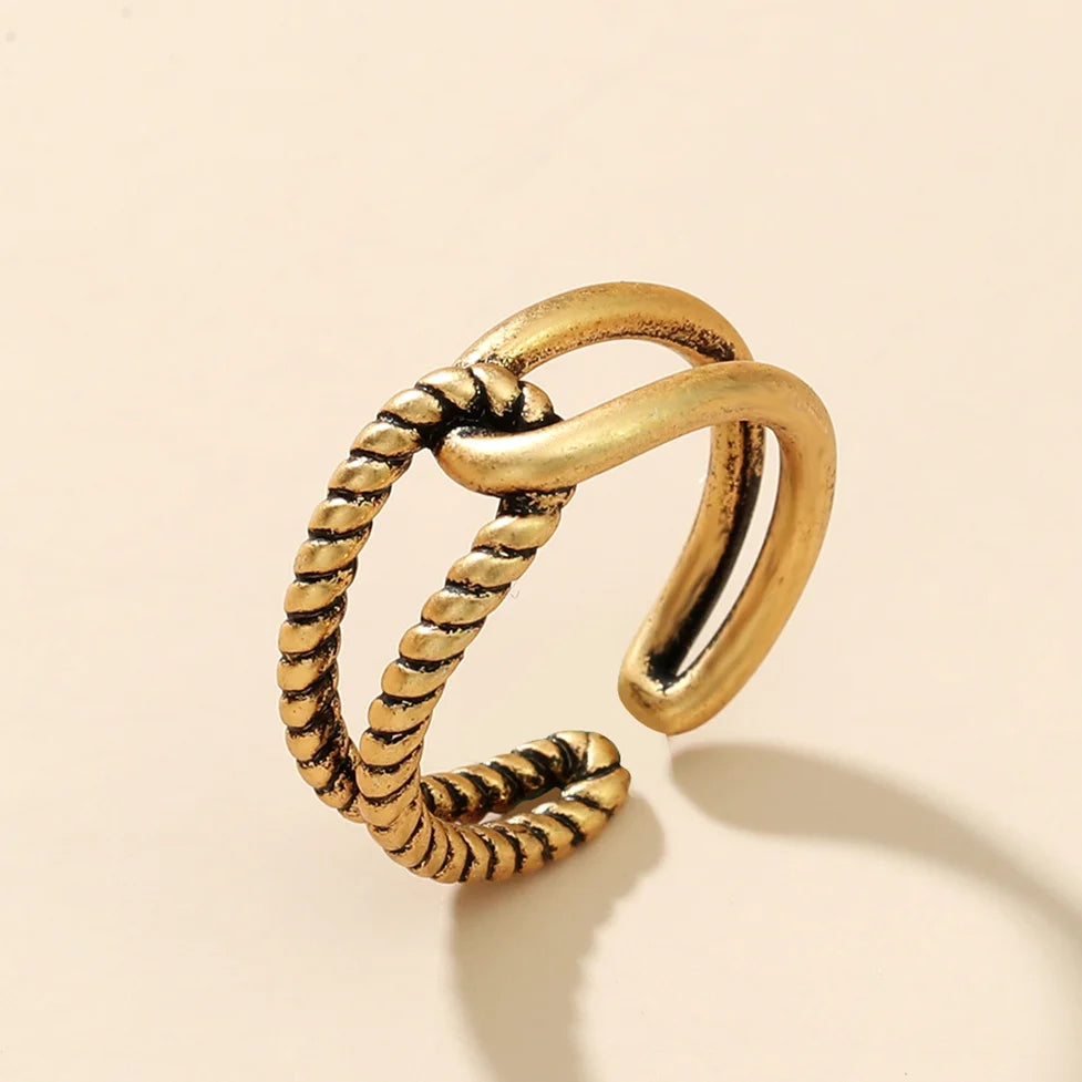 Gold/Silver Color Rings for Women